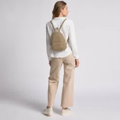 Discount Lazarotti Bologna Leather City Rucksack Leder 27 cm sand