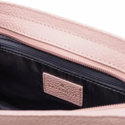 Online Lazarotti Bologna Leather Umhängetasche Leder 22 cm rose