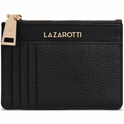 Lazarotti Bologna Leather Schlüsseletui Leder 11,5 cm mit Air Tag Fach black