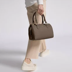 Lazarotti Henkeltaschen<Bologna Leather Handtasche Leder 26 cm taupe