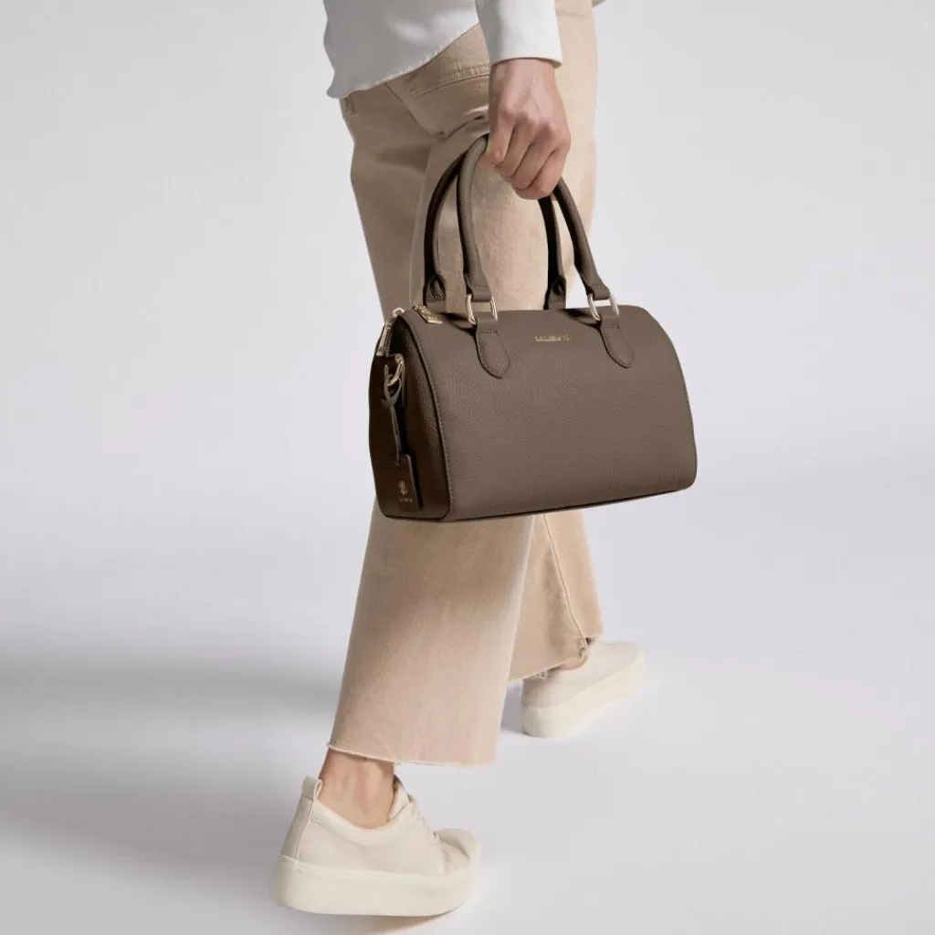 Lazarotti Henkeltaschen<Bologna Leather Handtasche Leder 26 cm taupe