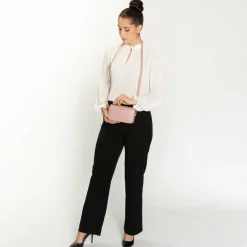 Outlet Lazarotti Bologna Leather Umhängetasche Leder 18 cm rose