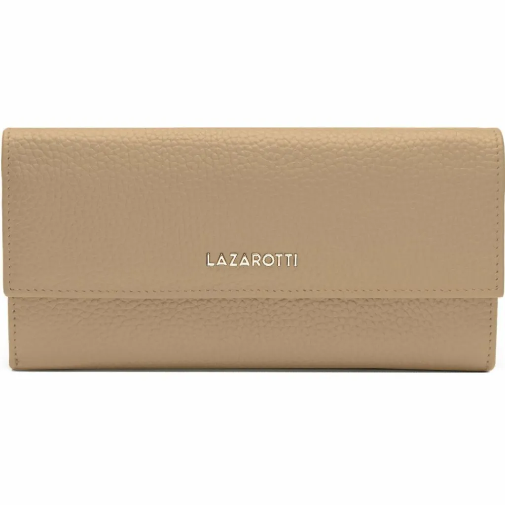 Discount Lazarotti Bologna Leather Geldbörse Leder 19 cm sand