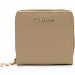 Lazarotti Damengeldbörsen Querformat<Bologna Leather Geldbörse Leder 10 cm sand