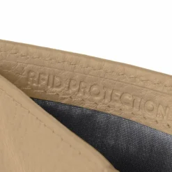 Lazarotti Damengeldbörsen Querformat<Bologna Leather Geldbörse Leder 10 cm sand