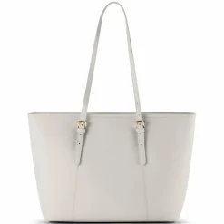 Lazarotti Shopper|Schultertaschen<Bologna Leather Shopper Tasche Leder 35 cm cream