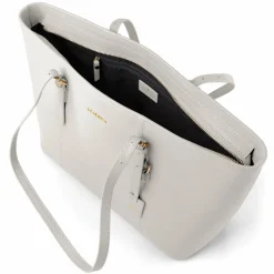 Lazarotti Shopper|Schultertaschen<Bologna Leather Shopper Tasche Leder 35 cm cream