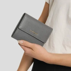 Lazarotti Bologna Leather Geldbörse Leder 12 cm grey