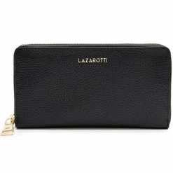 Hot Lazarotti Bologna Leather Geldbörse Leder 19 cm black