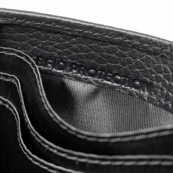 Lazarotti Damengeldbörsen Querformat<Bologna Leather Geldbörse Leder 19 cm black