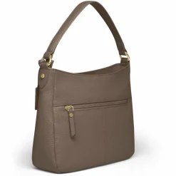 Lazarotti Schultertaschen<Bologna Leather Schultertasche Leder 27 cm taupe