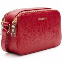 Hot Lazarotti Bologna Leather Umhängetasche Leder 18 cm red