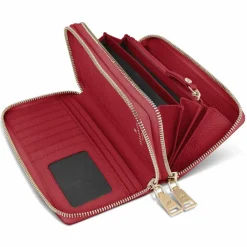 Lazarotti Damengeldbörsen Querformat<Bologna Leather Geldbörse RFID Schutz Leder 20 cm red 1