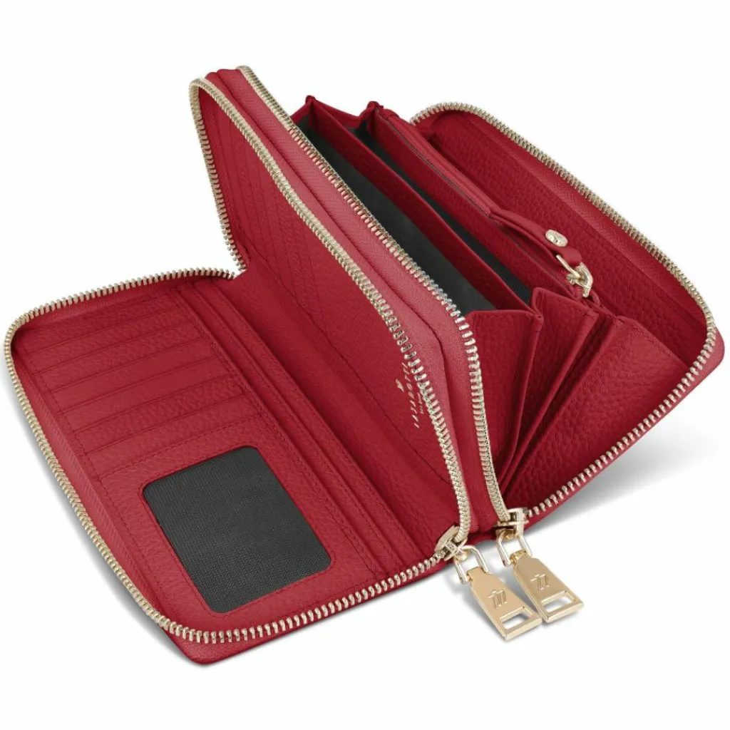 Lazarotti Damengeldbörsen Querformat<Bologna Leather Geldbörse RFID Schutz Leder 20 cm red 1