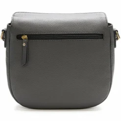 Online Lazarotti Bologna Leather Umhängetasche Leder 25 cm grey