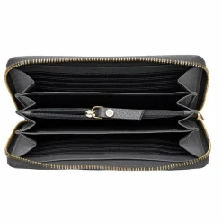 New Lazarotti Bologna Leather Geldbörse Leder 19 cm grey