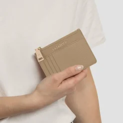 Lazarotti Schlüsseletuis<Bologna Leather Schlüsseletui Leder 11,5 cm mit Air Tag Fach sand