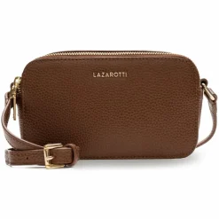 Discount Lazarotti Bologna Leather Umhängetasche Leder 18 cm brown