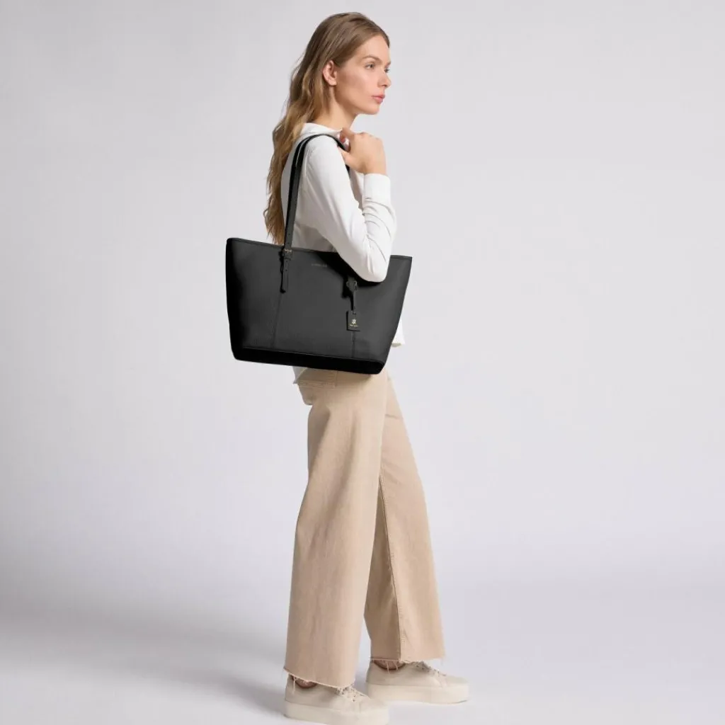 Lazarotti Bologna Leather Shopper Tasche Leder 35 cm