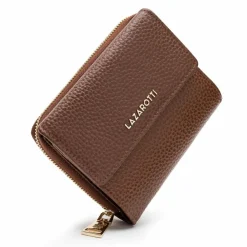 Hot Lazarotti Bologna Leather Geldbörse Leder 12 cm brown