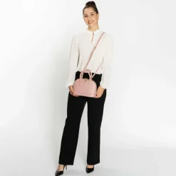 Lazarotti Henkeltaschen<Bologna Leather Handtasche Leder 24 cm rose