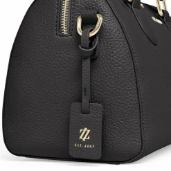 Outlet Lazarotti Bologna Leather Handtasche Leder 26 cm black