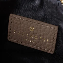 Sale Lazarotti Bologna Leather Schultertasche Leder 22 cm taupe