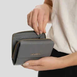 Damen Lazarotti Bologna Leather Geldbörse Leder 12 cm