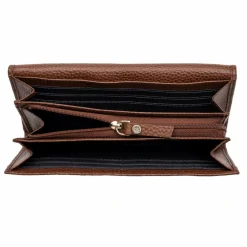 Lazarotti Damengeldbörsen Querformat<Bologna Leather Geldbörse Leder 19 cm brown