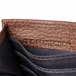 Lazarotti Damengeldbörsen Querformat<Bologna Leather Geldbörse Leder 19 cm brown