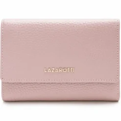 Lazarotti Damengeldbörsen Querformat<Bologna Leather Geldbörse Leder 14 cm rose