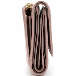 Lazarotti Damengeldbörsen Querformat<Bologna Leather Geldbörse Leder 14 cm rose