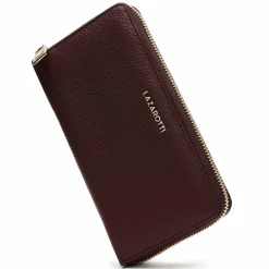 Sale Lazarotti Bologna Leather Geldbörse Leder 19 cm burgundy