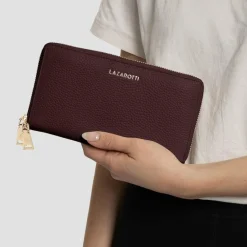 Damen Lazarotti Bologna Leather Geldbörse RFID Schutz Leder 20 cm