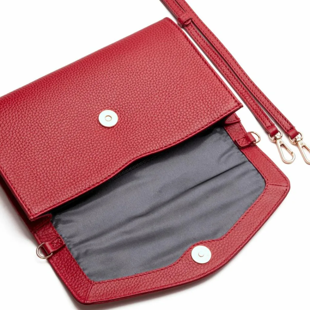 Lazarotti Umhängetaschen|Abendtaschen & Clutches<Bologna Leather Clutch Tasche Leder 23 cm red
