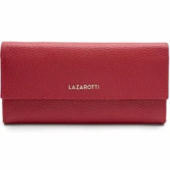 Lazarotti Damengeldbörsen Querformat<Bologna Leather Geldbörse Leder 19 cm red