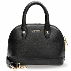 New Lazarotti Bologna Leather Handtasche Leder 24 cm black 2