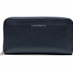 Lazarotti Damengeldbörsen Querformat<Milano Leather Geldbörse Leder 20 cm blue
