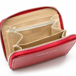 Damen Lazarotti Milano Leather Geldbörse Leder 13,5 cm