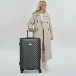 Lazarotti Hartgepäck|4-Rollen Koffer<Palermo 4 Rollen Trolley L 79 cm black 1