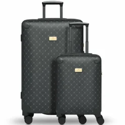 Online Lazarotti Palermo 4 Rollen Kofferset 2-teilig black