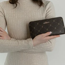 Lazarotti Damengeldbörsen Querformat<Palermo Geldbörse 19,5 cm brown