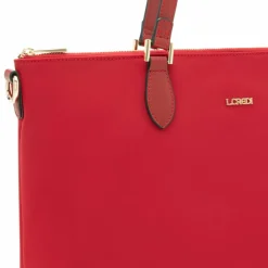 L.Credi Shopper|Schultertaschen<Alena Shopper Tasche 43 cm rot