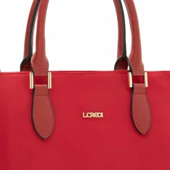 L.Credi Shopper|Henkeltaschen<Alena Shopper Tasche 32 cm rot