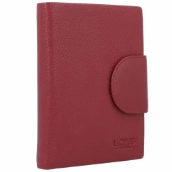 L.Credi Damengeldbörsen Hochformat<Alfredo Geldbörse Leder 10,5 cm rot