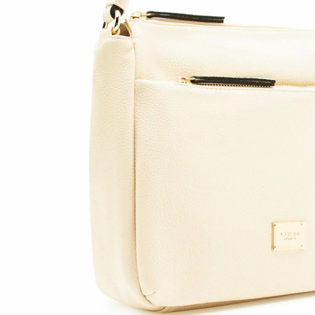 Online L.Credi Budapest Schultertasche 25 cm creme