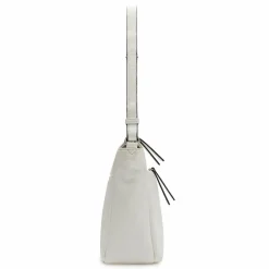 L.Credi Schultertaschen|Henkeltaschen<Budapest Schultertasche 25 cm weiss