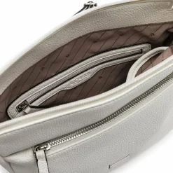 L.Credi Schultertaschen|Henkeltaschen<Budapest Schultertasche 25 cm weiss