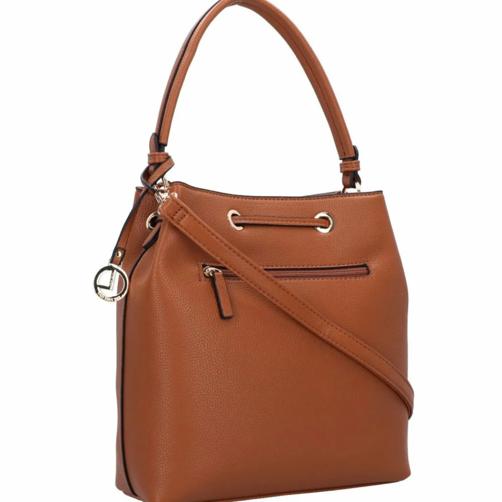 Online L.Credi Ebony Beuteltasche 28 cm cognac