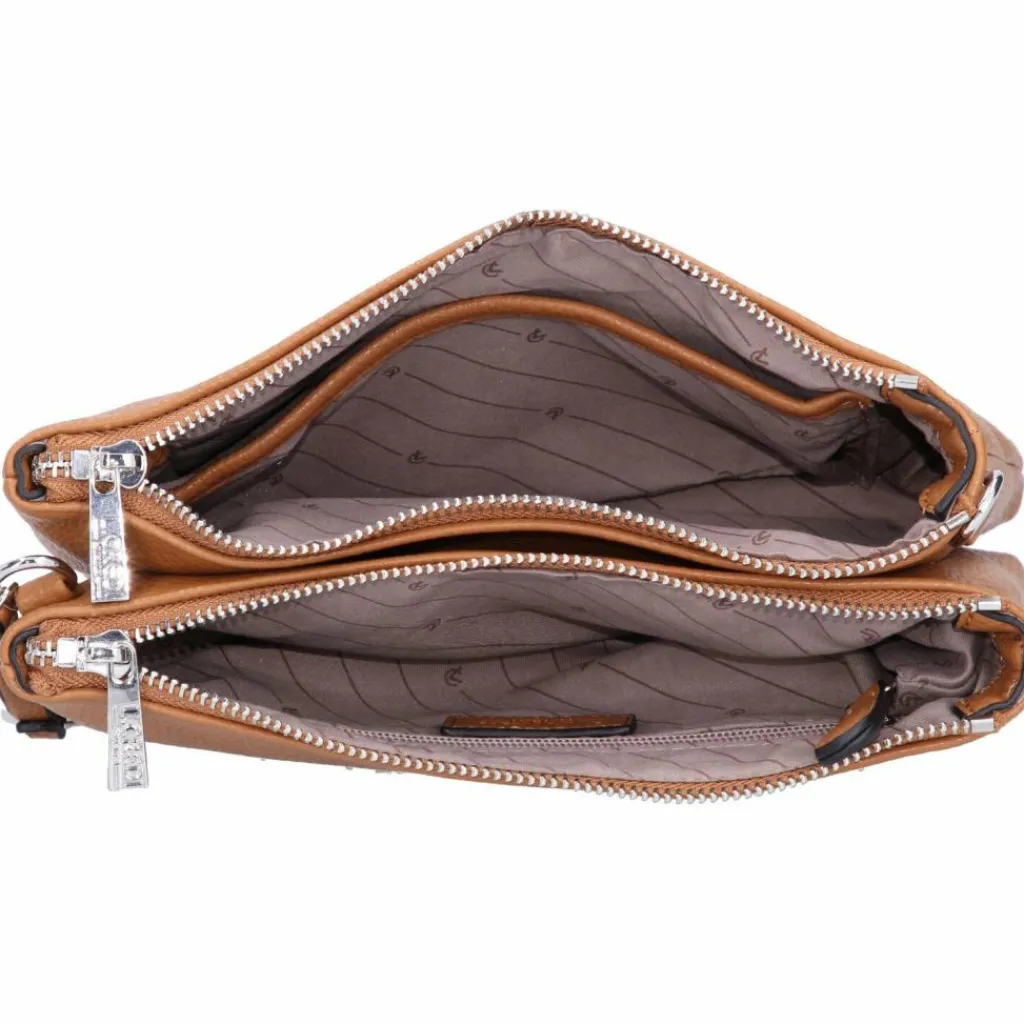 L.Credi Umhängetaschen<Ella Umhängetasche 14 cm cognac